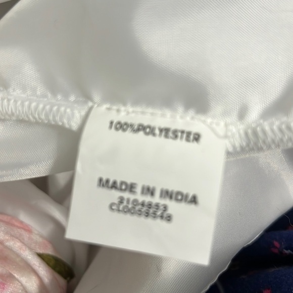 eShakti Fully Lined Floral Fancy Skirt with Pockets Size 2X 20W - Picture 10 of 12